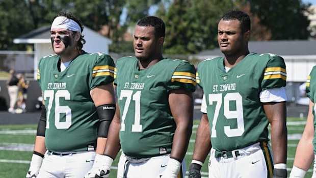 Ben Roebuck, Devontae Armstrong, Deontae Armstrong St. Edward football Jeff Harwell